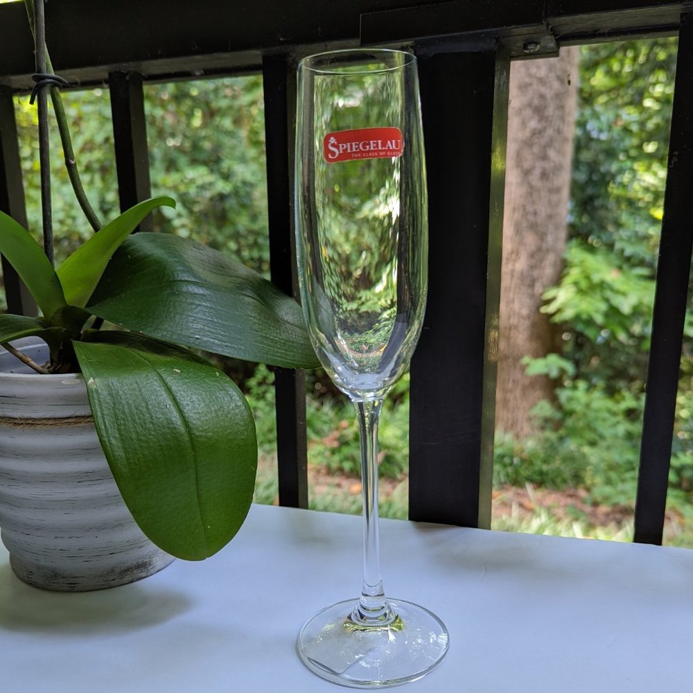 SPIEGELAU Salute Crystal Champagne Wine Glasses Set of 4 Brand New - Picture 10 of 10